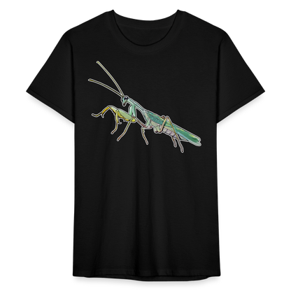 Männer Fruit of the Loom T-Shirt Sphodromantis lineola male - Schwarz