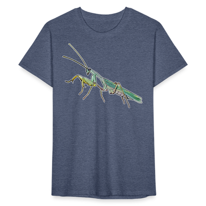 Männer Fruit of the Loom T-Shirt Sphodromantis lineola male - Navy meliert