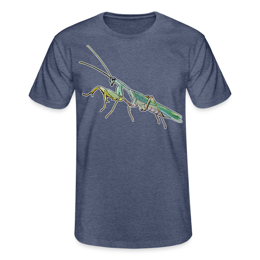 Männer Fruit of the Loom T-Shirt Sphodromantis lineola male - Navy meliert