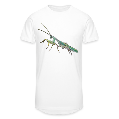 Männer Urban Longshirt Sphodromantis lineola male - weiß