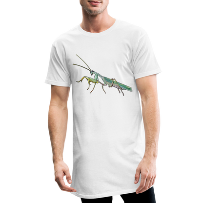 Männer Urban Longshirt Sphodromantis lineola male - weiß