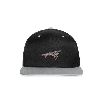 Cappy Kontrast Snapback Rhombodera kirbyi male - Schwarz/Grau