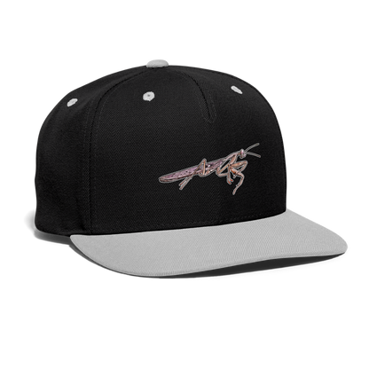 Cappy Kontrast Snapback Rhombodera kirbyi male - Schwarz/Grau
