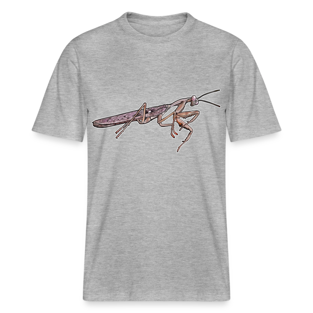 Unisex Stanley & Stella Bio-T-Shirt Rhombodera kirbyi male - Grau meliert