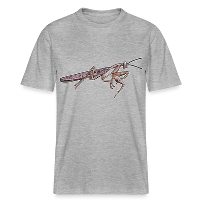 Unisex Stanley & Stella Bio-T-Shirt Rhombodera kirbyi male - Grau meliert