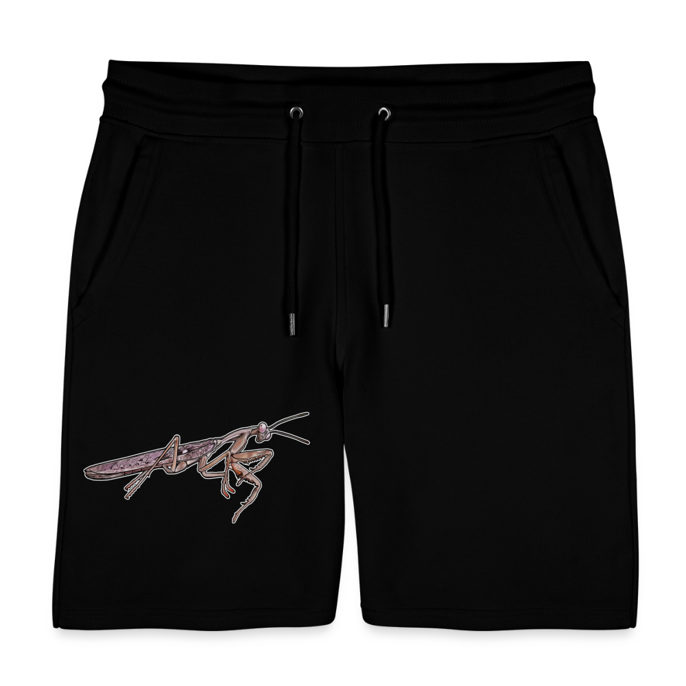 Unisex Stanley & Stella Joggingshorts Rhombodera kirbyi male - Schwarz