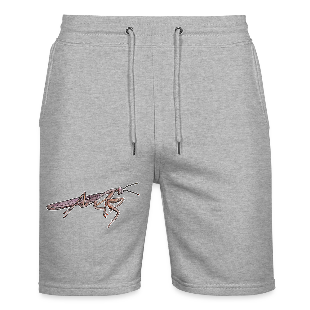 Unisex Stanley & Stella Joggingshorts Rhombodera kirbyi male - Grau meliert