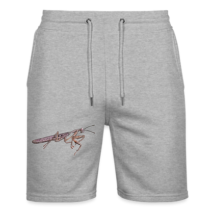 Unisex Stanley & Stella Joggingshorts Rhombodera kirbyi male - Grau meliert