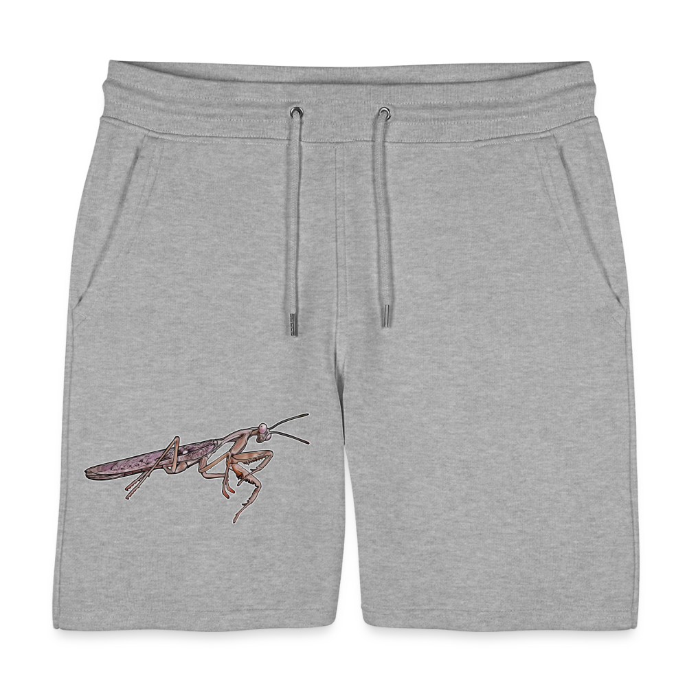 Unisex Stanley & Stella Joggingshorts Rhombodera kirbyi male - Grau meliert