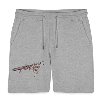 Unisex Stanley & Stella Joggingshorts Rhombodera kirbyi male - Grau meliert