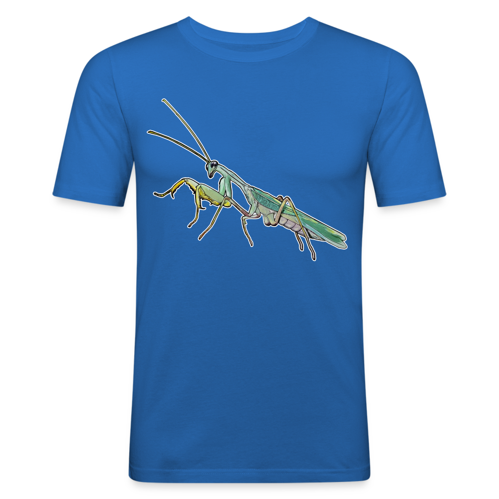 Männer Slim Fit T-Shirt Sphodromantis lineola male - Königsblau