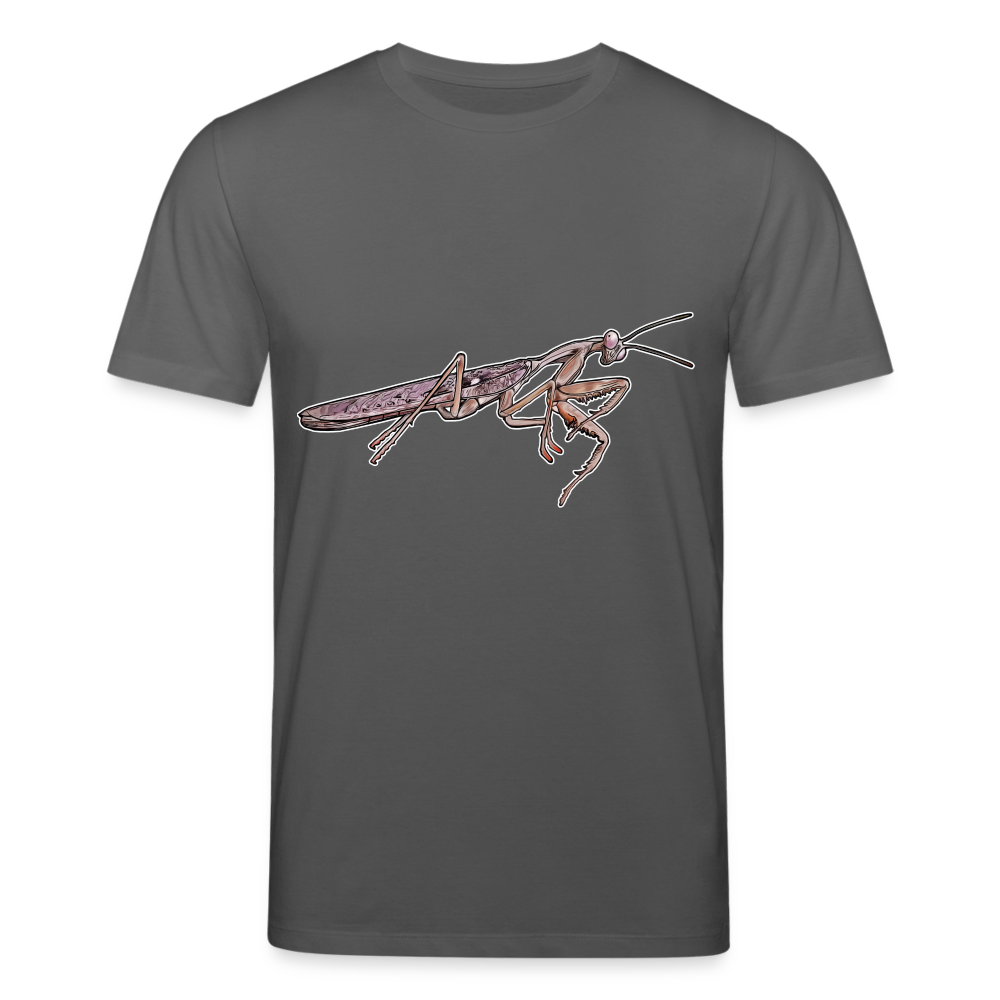 Männer Stanley & Stella Bio-T-Shirt Rhombodera kirbyi male - Anthrazit