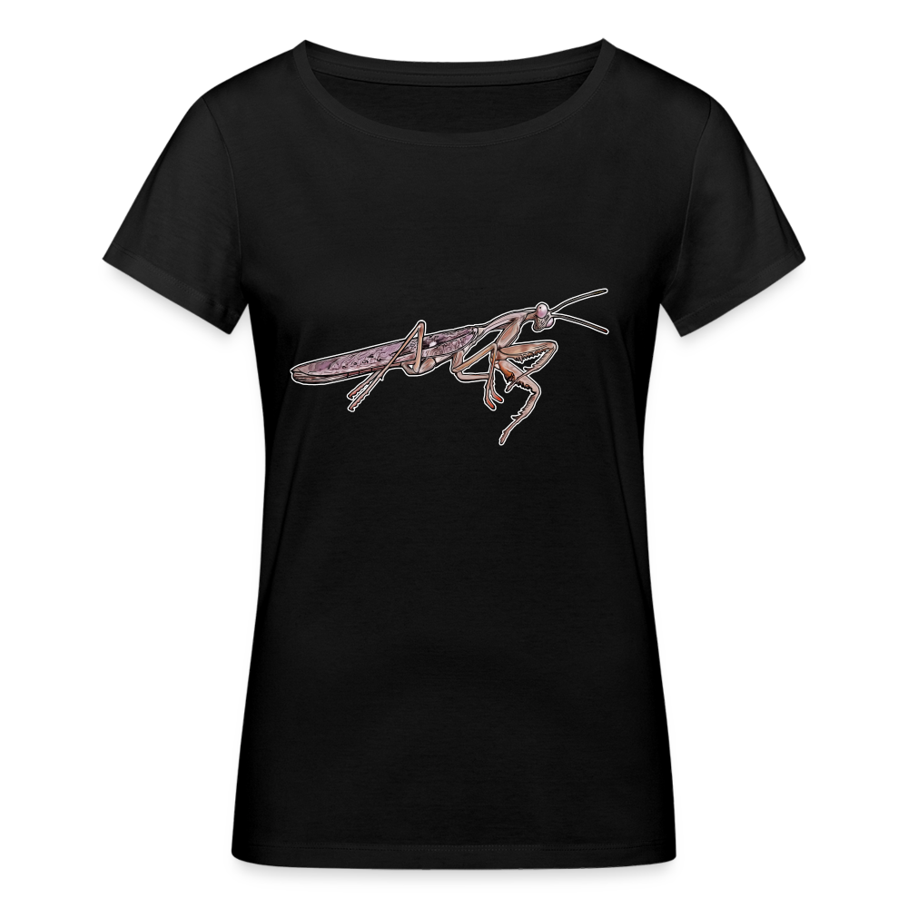 Frauen Stanley & Stella Bio-T-Shirt Rhombodera kirbyi male - Schwarz