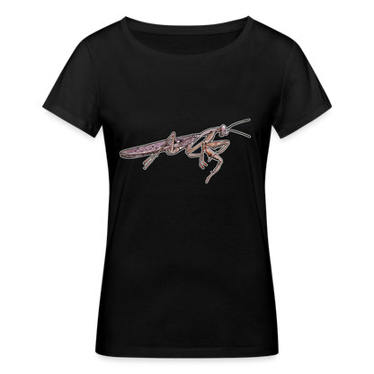 Frauen Stanley & Stella Bio-T-Shirt Rhombodera kirbyi male - Schwarz