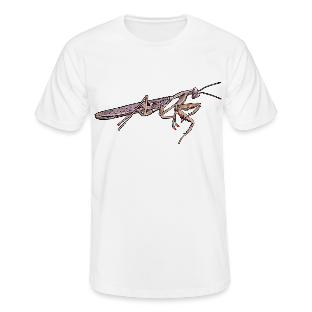 Männer Fruit of the Loom T-Shirt Rhombodera kirbyi male - weiß