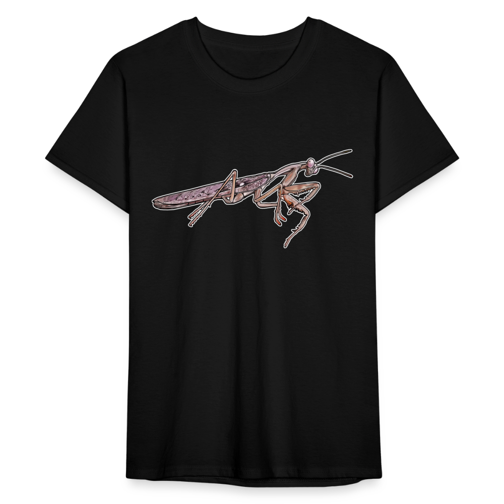 Männer Fruit of the Loom T-Shirt Rhombodera kirbyi male - Schwarz