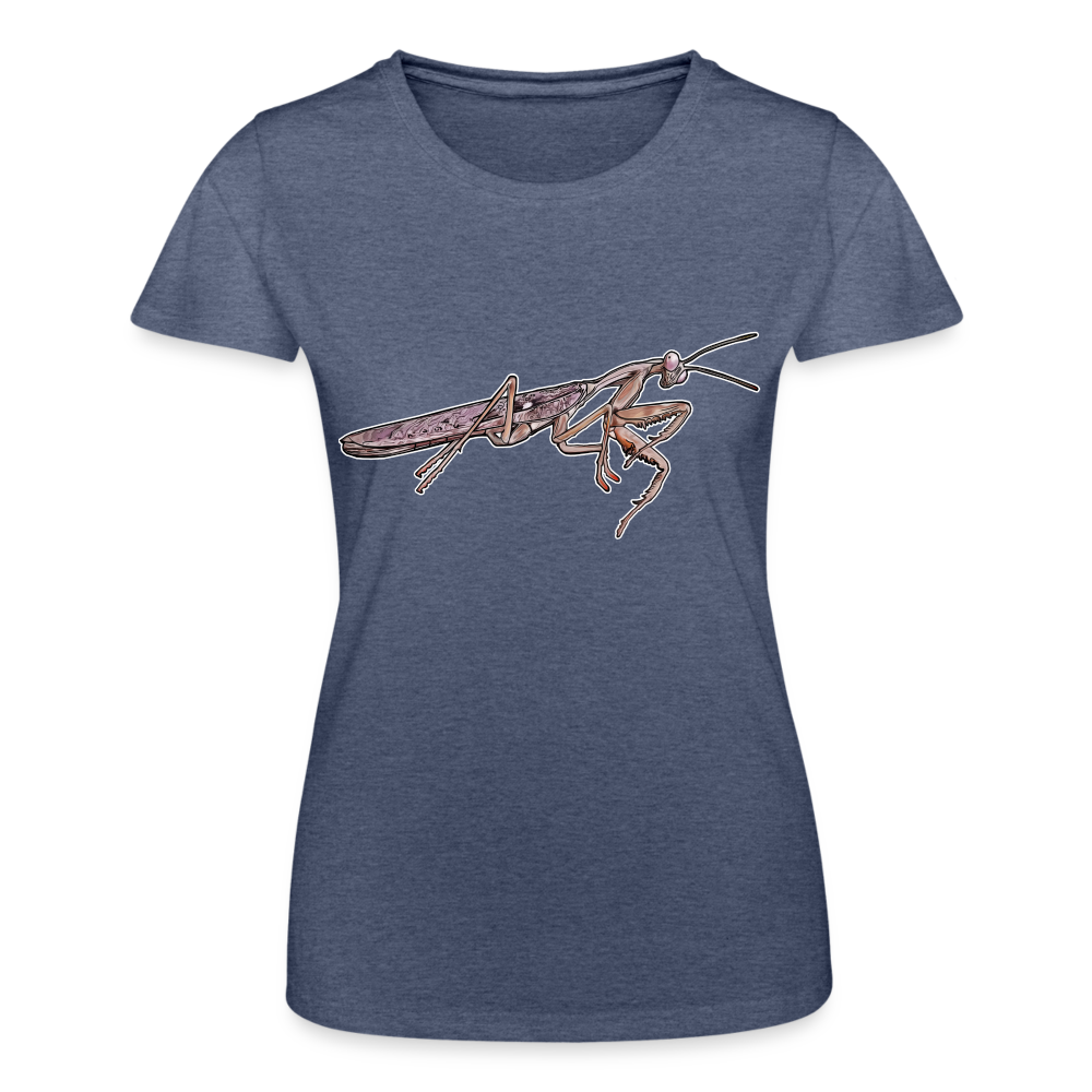 Frauen Fruit of the Loom T-Shirt Rhombodera kirbyi male - Navy meliert