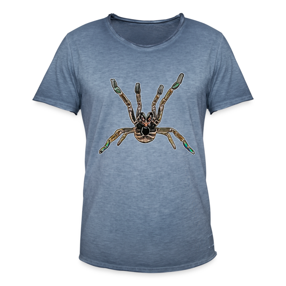 Männer Vintage T-Shirt Pterinochilus murinus tcf - Vintage Denim