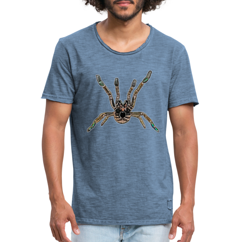 Männer Vintage T-Shirt Pterinochilus murinus tcf - Vintage Denim