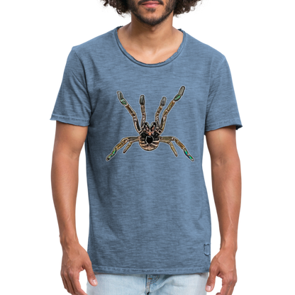 Männer Vintage T-Shirt Pterinochilus murinus tcf - Vintage Denim