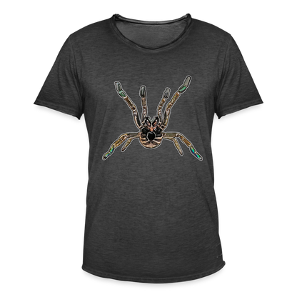 Männer Vintage T-Shirt Pterinochilus murinus tcf - Vintage Schwarz