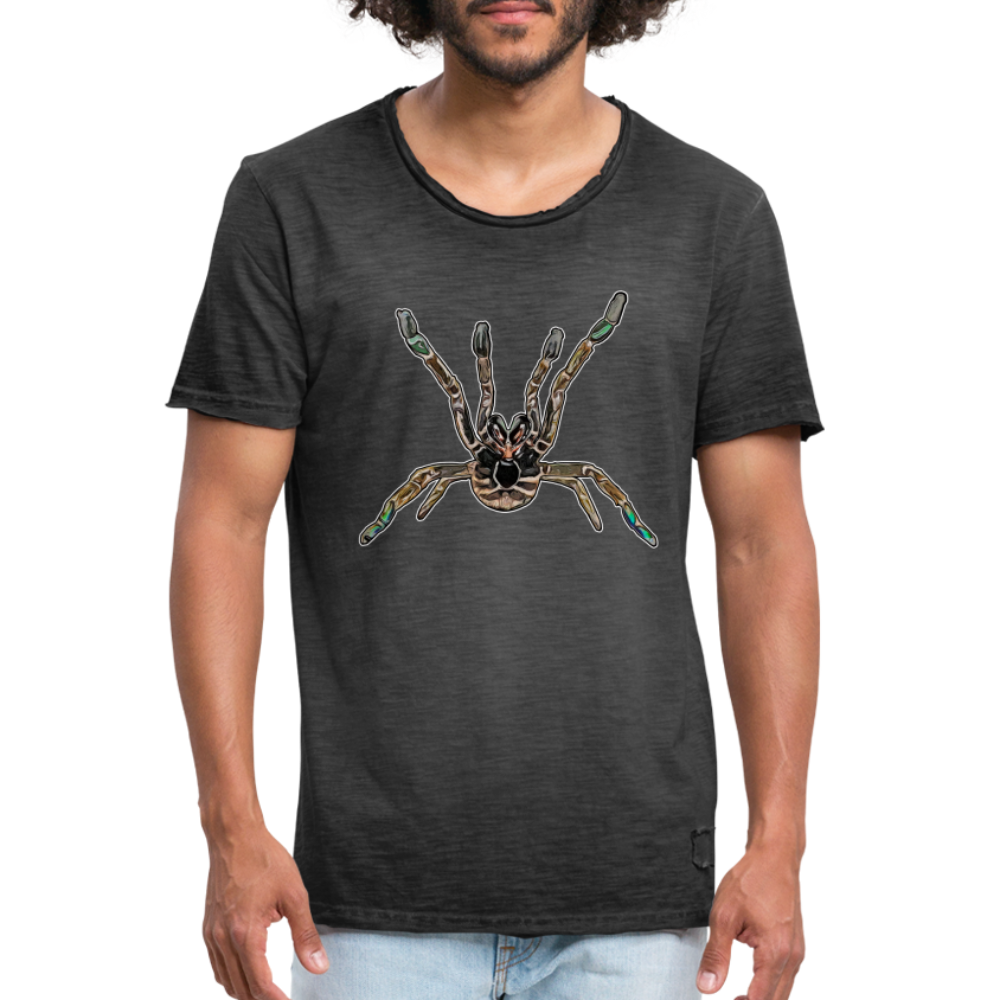 Männer Vintage T-Shirt Pterinochilus murinus tcf - Vintage Schwarz