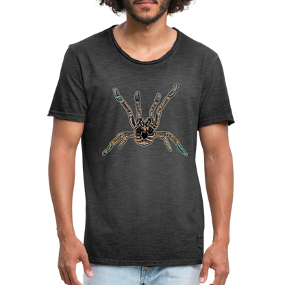 Männer Vintage T-Shirt Pterinochilus murinus tcf - Vintage Schwarz