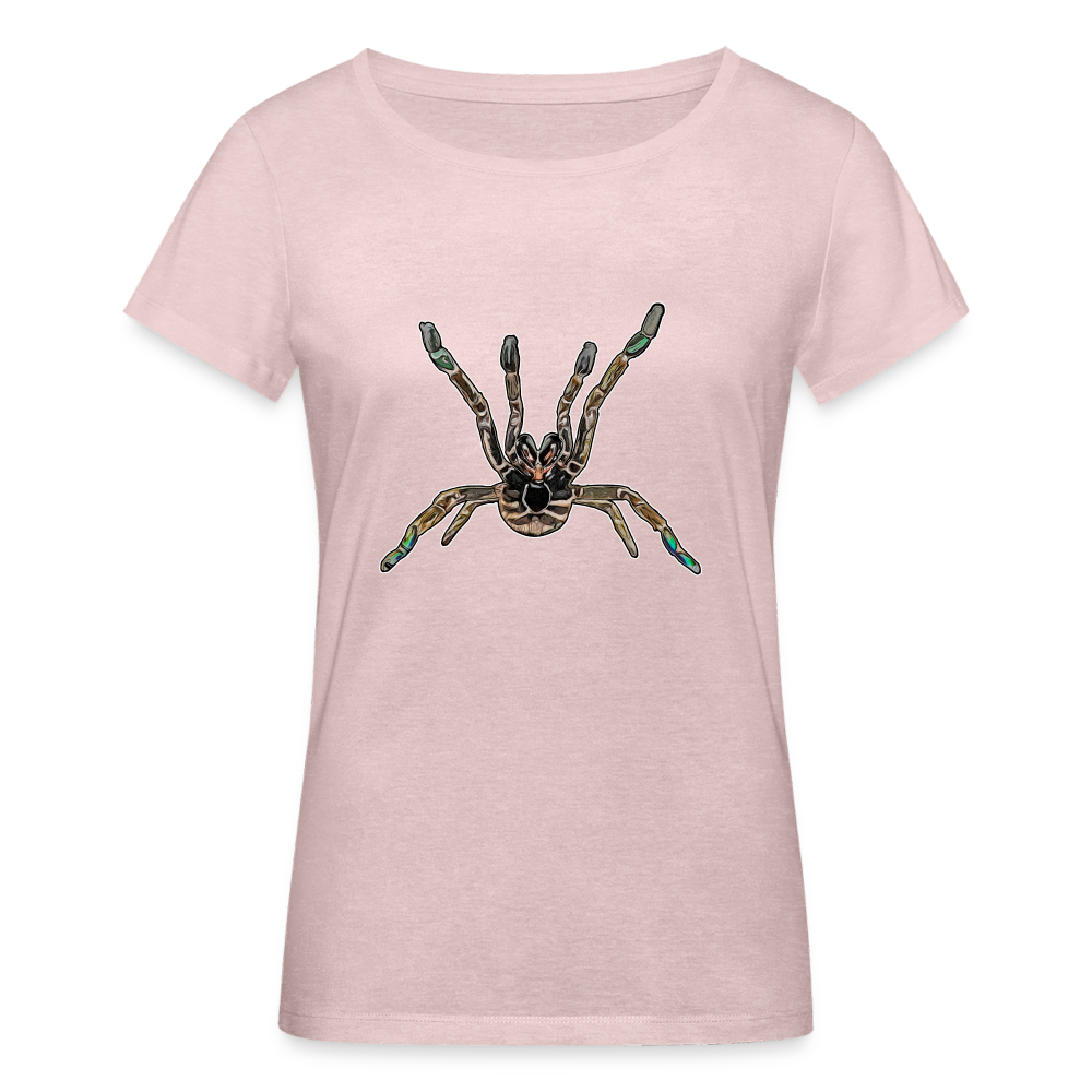 Frauen Stanley & Stella Bio-T-Shirt Pterinochilus murinus tcf - Rosa-Creme meliert