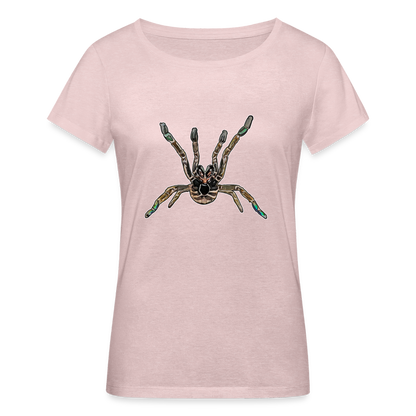 Frauen Stanley & Stella Bio-T-Shirt Pterinochilus murinus tcf - Rosa-Creme meliert