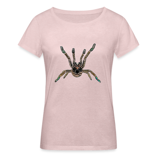 Frauen Stanley & Stella Bio-T-Shirt Pterinochilus murinus tcf - Rosa-Creme meliert