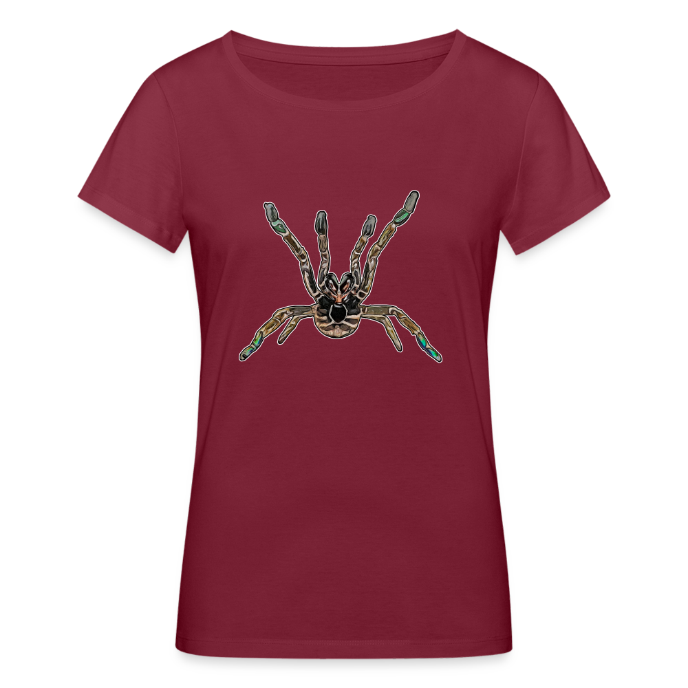 Frauen Stanley & Stella Bio-T-Shirt Pterinochilus murinus tcf - Burgunderrot