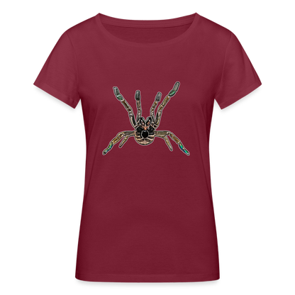 Frauen Stanley & Stella Bio-T-Shirt Pterinochilus murinus tcf - Burgunderrot