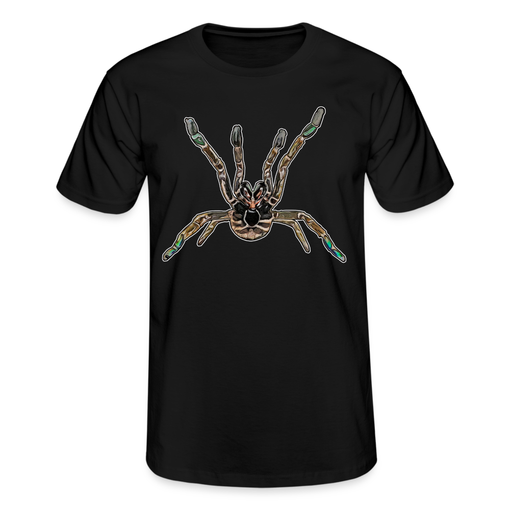 Männer Fruit of the Loom T-Shirt Pterinochilus murinus tcf - Schwarz