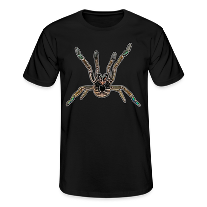 Männer Fruit of the Loom T-Shirt Pterinochilus murinus tcf - Schwarz