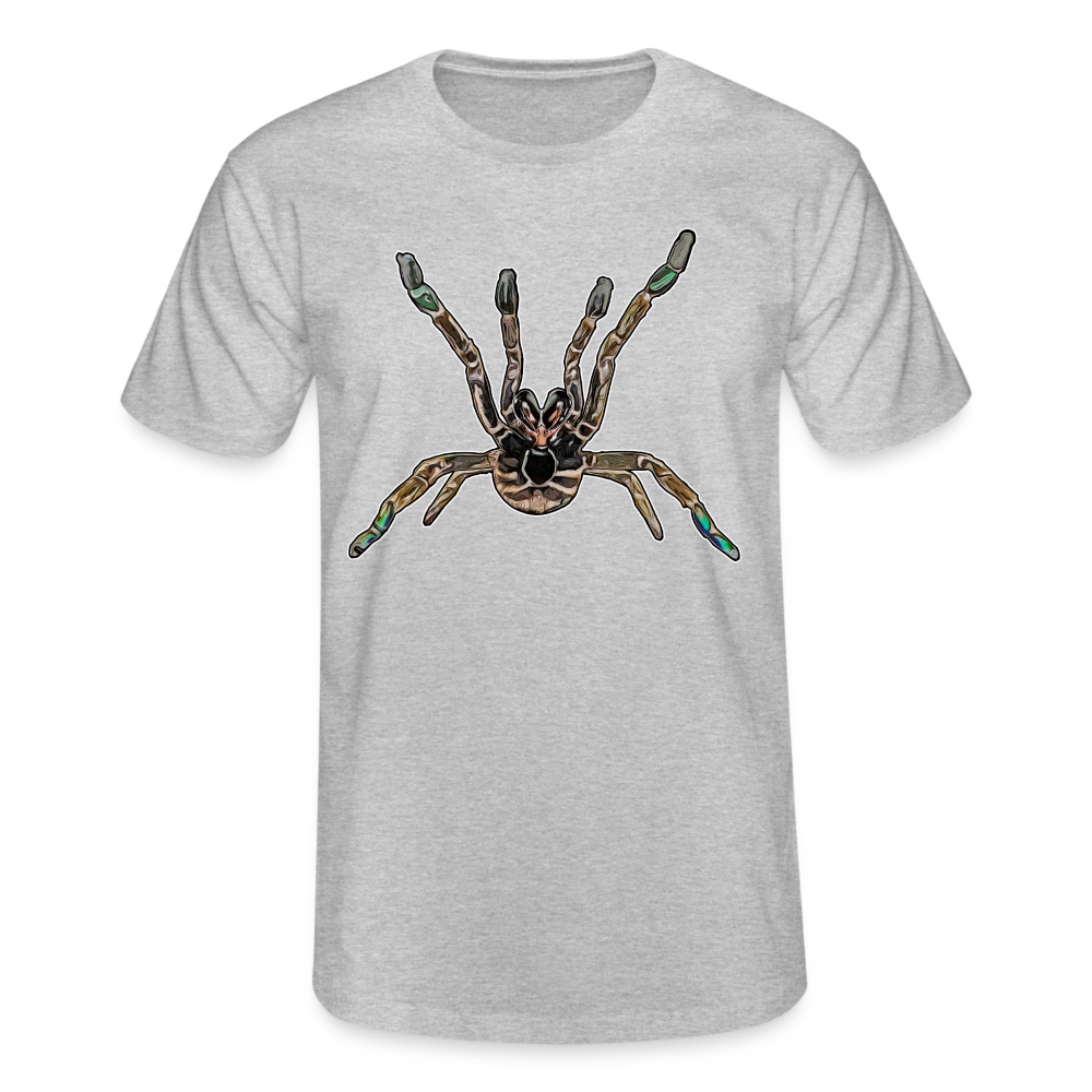 Männer Fruit of the Loom T-Shirt Pterinochilus murinus tcf - Grau meliert