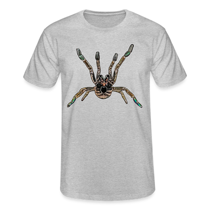 Männer Fruit of the Loom T-Shirt Pterinochilus murinus tcf - Grau meliert