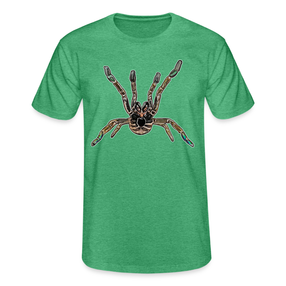 Männer Fruit of the Loom T-Shirt Pterinochilus murinus tcf - Grün meliert