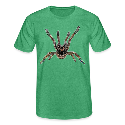 Männer Fruit of the Loom T-Shirt Pterinochilus murinus tcf - Grün meliert