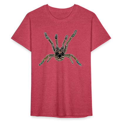 Männer Fruit of the Loom T-Shirt Pterinochilus murinus tcf - Rot meliert