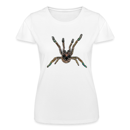 Frauen Fruit of the Loom T-Shirt Pterinochilus murinus tcf - weiß