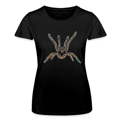 Frauen Fruit of the Loom T-Shirt Pterinochilus murinus tcf - Schwarz