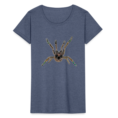 Frauen Fruit of the Loom T-Shirt Pterinochilus murinus tcf - Navy meliert