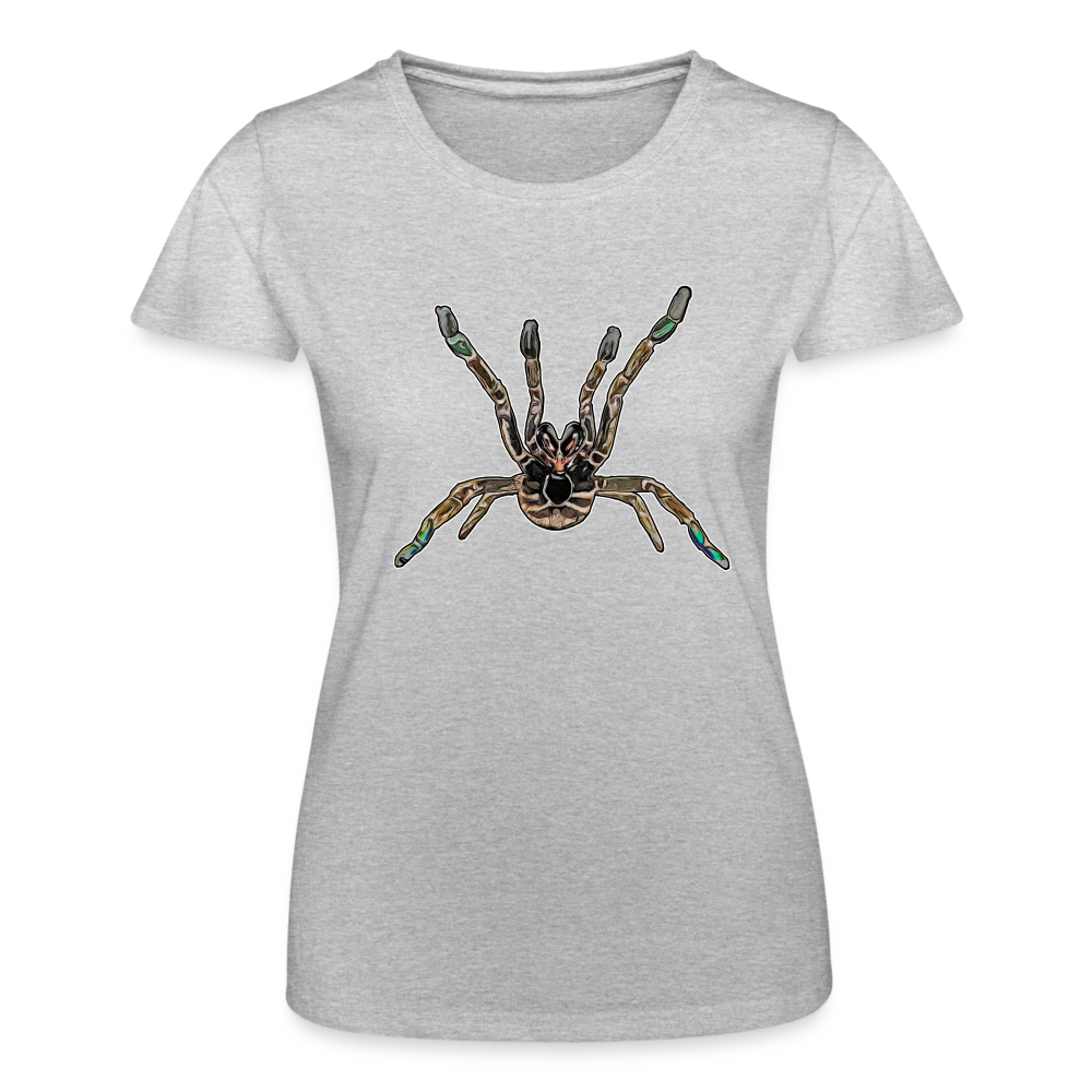 Frauen Fruit of the Loom T-Shirt Pterinochilus murinus tcf - Grau meliert