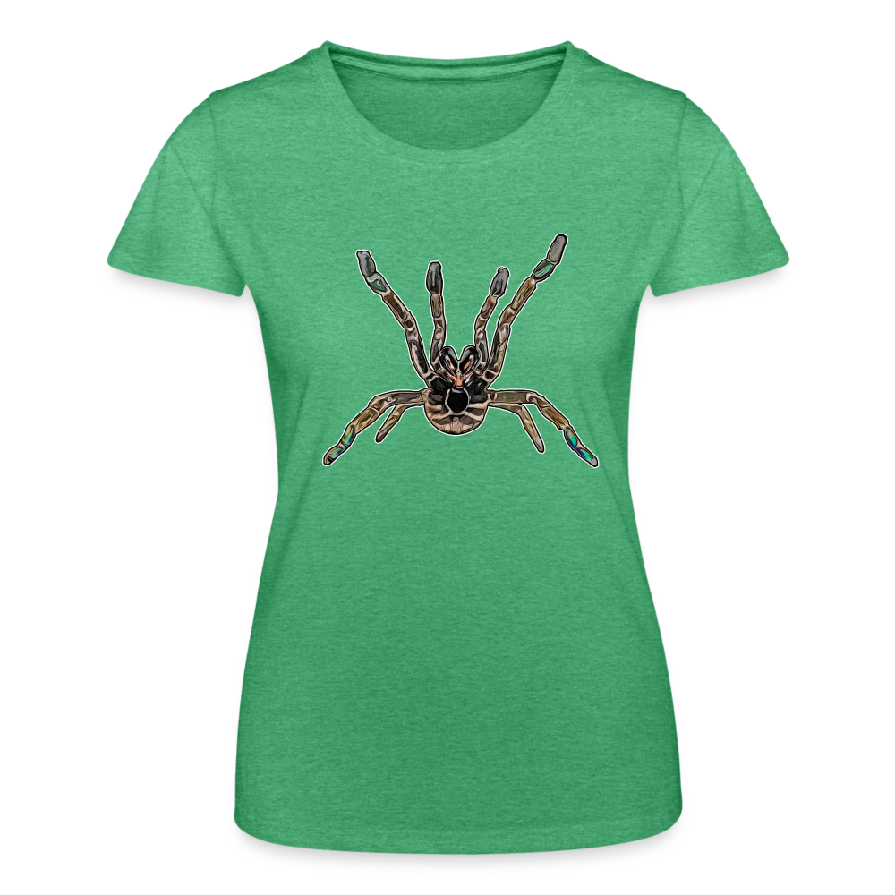 Frauen Fruit of the Loom T-Shirt Pterinochilus murinus tcf - Grün meliert
