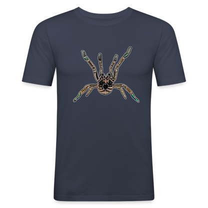 Männer Slim Fit T-Shirt Pterinochilus murinus tcf - Navy
