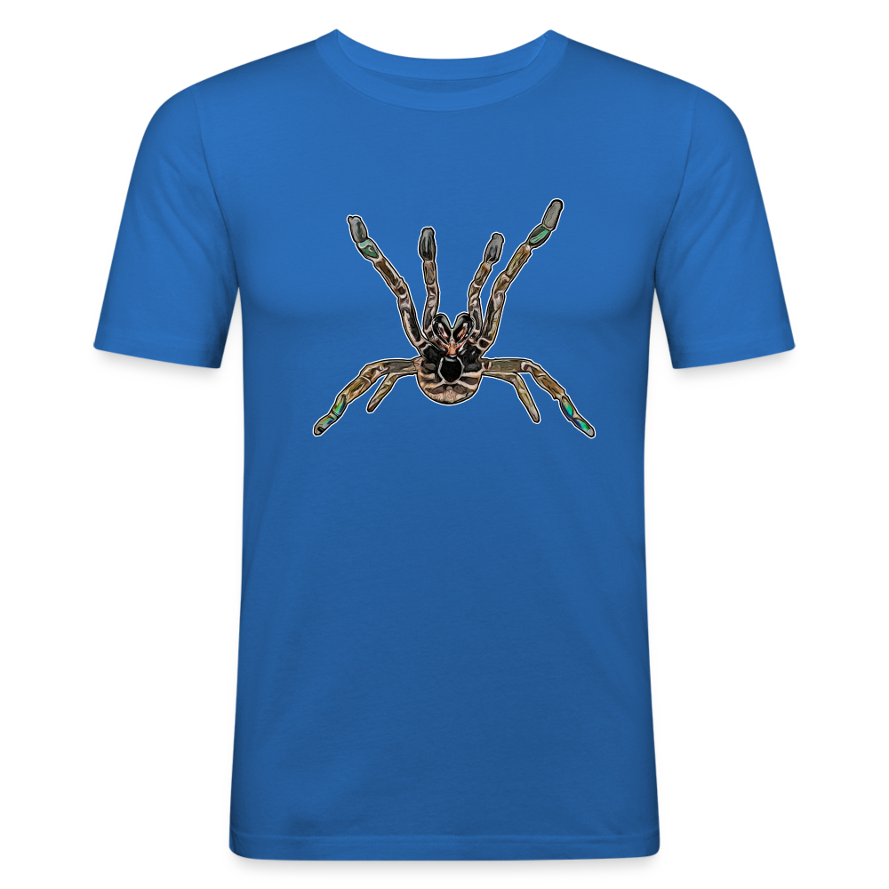 Männer Slim Fit T-Shirt Pterinochilus murinus tcf - Königsblau