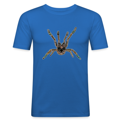 Männer Slim Fit T-Shirt Pterinochilus murinus tcf - Königsblau