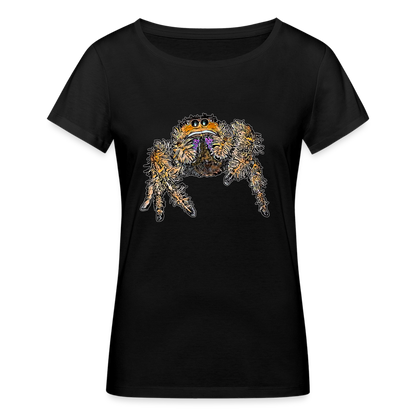 Frauen Stanley & Stella Bio-T-Shirt Phidippus regius Everglades female - Schwarz