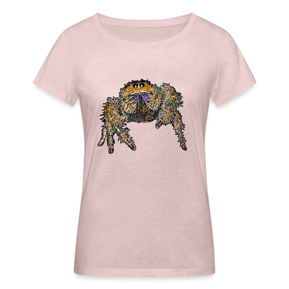 Frauen Stanley & Stella Bio-T-Shirt Phidippus regius Everglades female - Rosa-Creme meliert