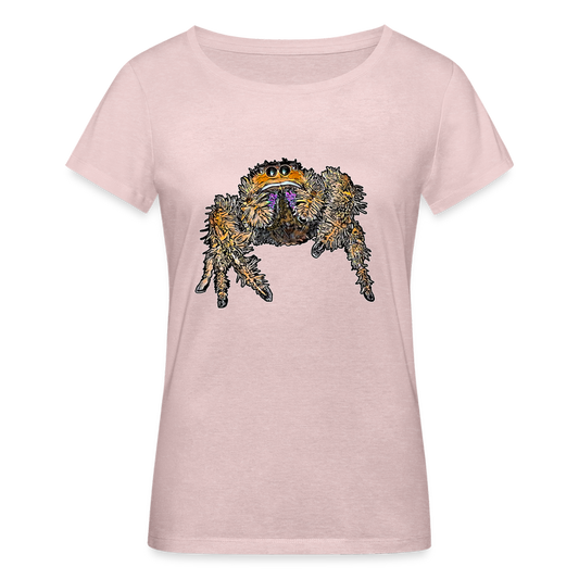 Frauen Stanley & Stella Bio-T-Shirt Phidippus regius Everglades female - Rosa-Creme meliert